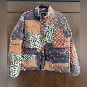 BDG Ola Patchwork Puffer Jacket NWOT